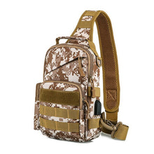 Load image into Gallery viewer, USB Camping Tactical Chest Bag Sling Backpack Military Army Shoulder Fishing Camping Hiking Bags Travel Outdoor Bag Sport XA177A