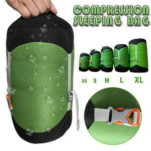 5 sizes Outdoor Sleeping Bag Pack Compression Stuff Sack Compression Sleeping Bag Storage Carry Bag Sleeping Bag Accessories