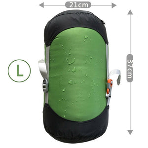 5 sizes Outdoor Sleeping Bag Pack Compression Stuff Sack Compression Sleeping Bag Storage Carry Bag Sleeping Bag Accessories