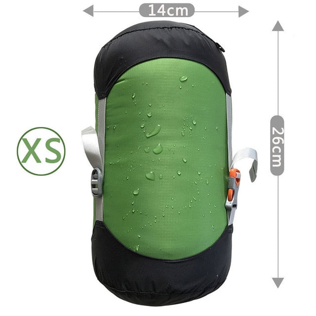 5 sizes Outdoor Sleeping Bag Pack Compression Stuff Sack Compression Sleeping Bag Storage Carry Bag Sleeping Bag Accessories