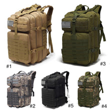 Load image into Gallery viewer, 25L/35L/40L/45L Military Backpack Drawstring Tactical Outdoor 800D Waterproof Oxford Fishing Hunting Camping Climbing Backpack
