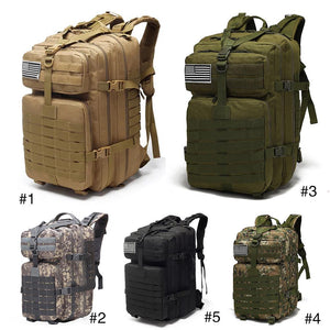 25L/35L/40L/45L Military Backpack Drawstring Tactical Outdoor 800D Waterproof Oxford Fishing Hunting Camping Climbing Backpack