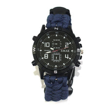 Load image into Gallery viewer, Outdoor Military Survival Sport Swimming Wrist Watch Tactical Bracelet Outdoor Emergency Survival Multifunctional Watch
