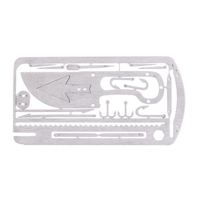 Dropshipping 22 in 1Camping Survival Card Pocket Multitool Camping Survival Card Knife Tactical Hunting Utility Knife Hand Tools