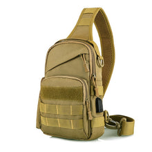 Load image into Gallery viewer, USB Camping Tactical Chest Bag Sling Backpack Military Army Shoulder Fishing Camping Hiking Bags Travel Outdoor Bag Sport XA177A
