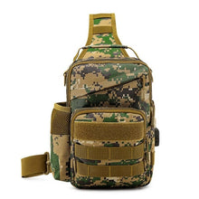 Load image into Gallery viewer, USB Camping Tactical Chest Bag Sling Backpack Military Army Shoulder Fishing Camping Hiking Bags Travel Outdoor Bag Sport XA177A
