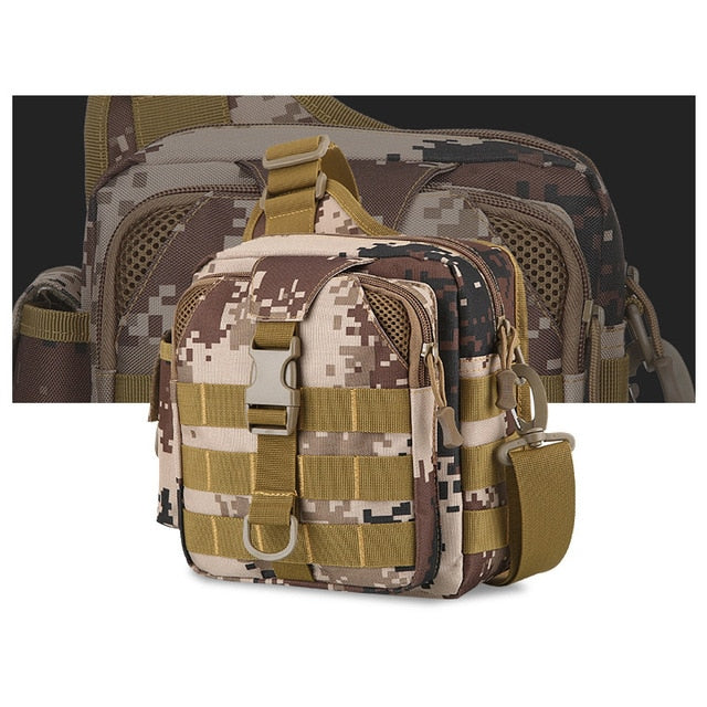 Fishing Tactical Chest Bag Molle Sling Backpack Military Army Shoulder Camping Hiking Bags Travel Outdoor Bag Rucksack XA180A