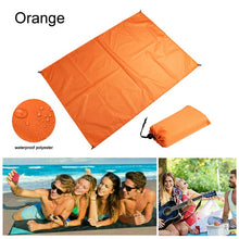 Load image into Gallery viewer, Waterproof Outdoor Camping Mat Foldable Beach Blanket Picnic Mat Ground Sleeping Mattress Travel Moistureproof Tent Mat
